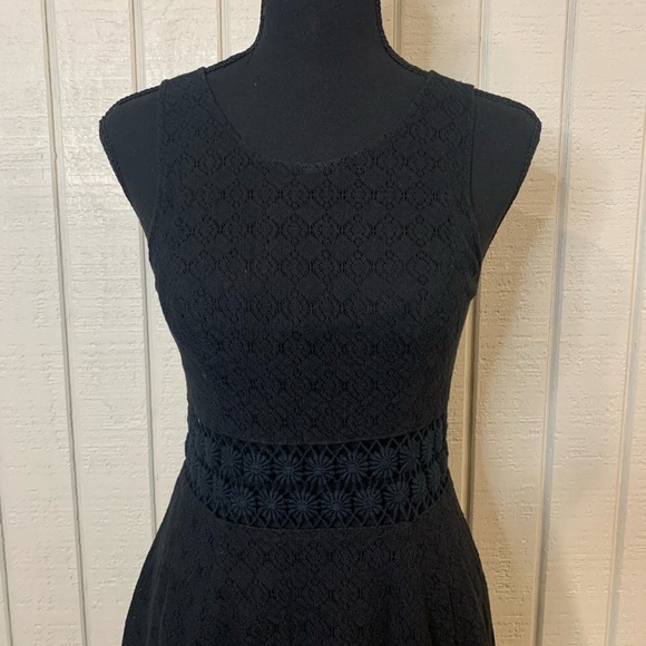 Free People Easy Breezy Black Mini Dress, size 2. - Picture 2 of 5